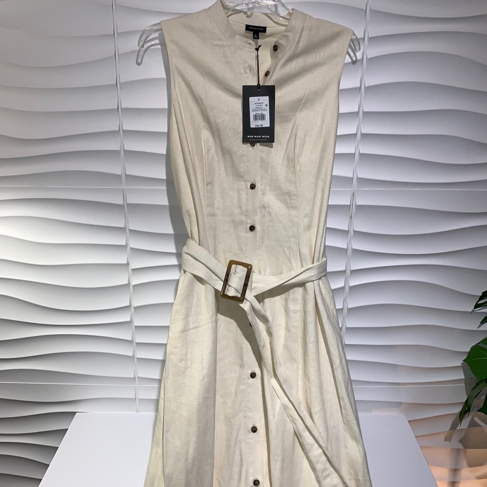 *New* (with Tags) “Who What Wear” Linen Dress